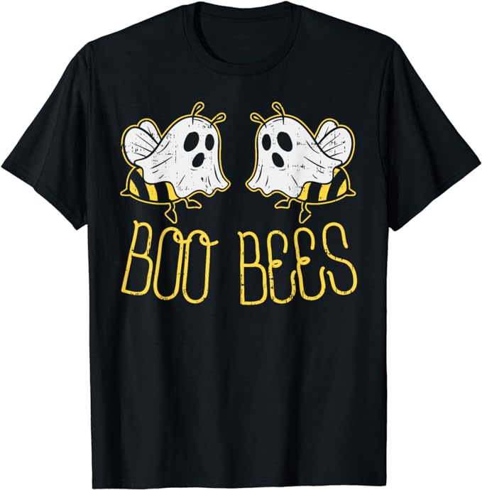 Boo Bees Funny Couples Halloween Costume For Adult Her Women T Shirt amazon