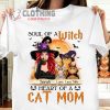 Cat Woman Halloween Costume Shirt, Heart Of A Cat Mom Personalized Shirt, Halloween Gift, Personalized Gift For Cat, Halloween Decor Trends 2023 Shirt