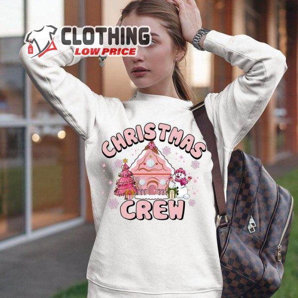 Christmas Crew Shirt Christmas Shirt, Cute Christmas snowman Christmas Tree Sweater