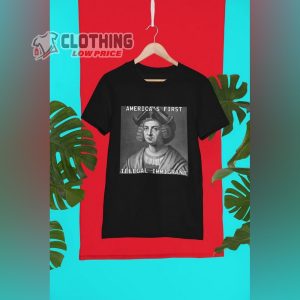Christopher Columbus Day T Shirt Satiric Columbu1