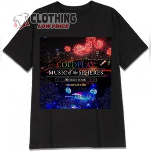 Coldplay Asia Tour 2023 Shirt, Coldplay Music Of The Spheres World Tour T- Shirt, Music Of The Spheres Tour 2024 Merch
