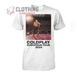 Coldplay Music Of The Spheres World Tour 2024 Shirt, Coldplay Tour 2024 Tickets Merch, Coldplay 2024 European Tour Shirt