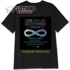 Coldplay Music Of The Spheres World Tour 2024 T- Shirt, Coldplay Tickets 2024  Merch, Coldplay European 2024 Tour Shirt