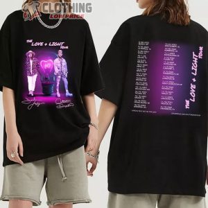 Colton Dixon And Jordan Feliz Tour Dates 2023 Signatures Merch The Love Light Tour 2023 Shirt The Love Light Tour 2023 Concert Shirt Colton Dixon And Jordan Feliz World Tour 2023 T Shirt 2