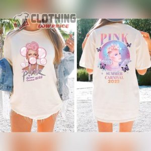 Comfort Colors P!nk Summer Carnival 2023 Shirt Summer Carnival Tour Shirt Pink Summer Carnival Tour Dates Merch 1