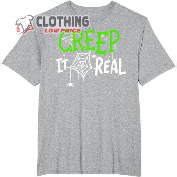 Creep It Real Halloween Spider T-Shirt