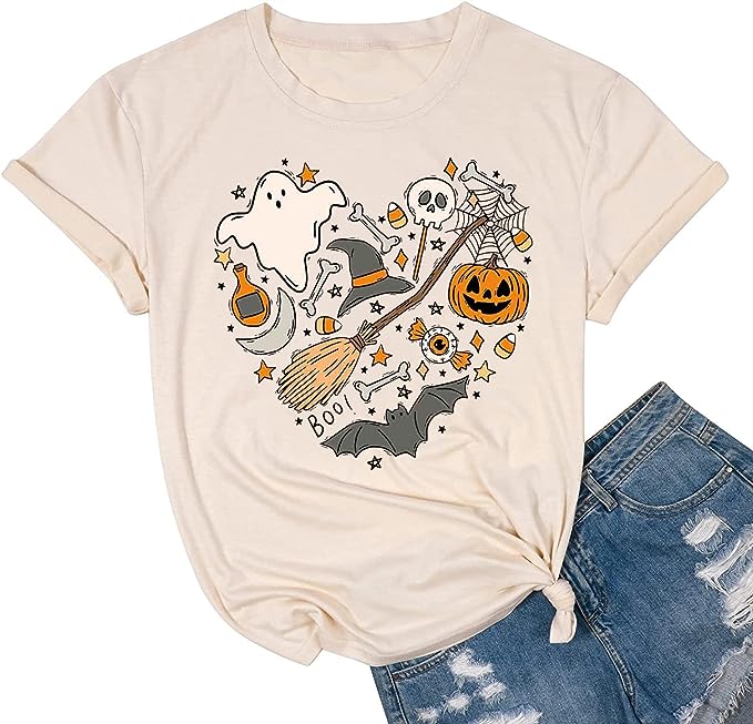 Cute Vintage Graphic Halloween Party Tshirt amazon