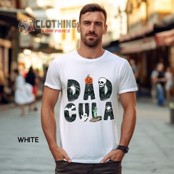 Dadcula Halloween T-Shirt, Funny Dad Halloween Shirt,  Dracula Dad Tee, Spooky Dad Tshirt, Halloween Vibes, Vampire Dad, Funny Daddy Gift