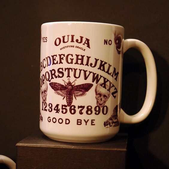 Dark Ouija Board Ceramic Coffee Mug etsy