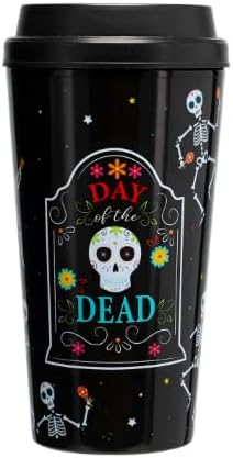 Day of the Dead Plastic Halloween Travel Cups amazon