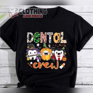 Dental Boo Crew Halloween Shirt, Funny Dentist Assistant Shirt, Boo Crew Dental Halloween Hoodie, Halloween T- Shirt