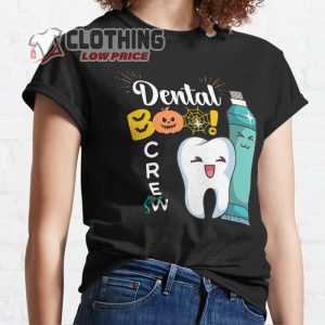 Dental Halloween T- Shirt, Happy Halloween 2023 Shirt, Halloween 2023 Trends Merch, Funny Halloween Dentist Shirt