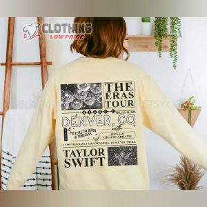 Denver Co Night 1 Sweatshirt, Eras Tour Merch 2023, Taylor Eras Tour Movie, Taylor Swift Gift, Eras Movie Shirt, Gift For Fan