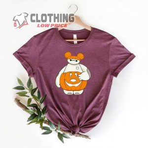 Disney Baymax Fall Shirt Pumpkin Baymax Mickey Ears Halloween Fall Shirt2