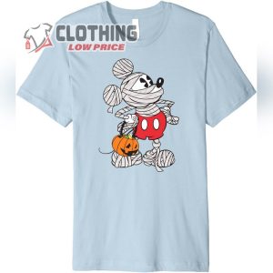 Disney Mickey Mouse Mummy Halloween Premium T Shirt Disney Mummy Pumkin Halloween Tee2