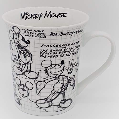Disney Mickey Mouse Sketch Book Ceramic Mug amazon
