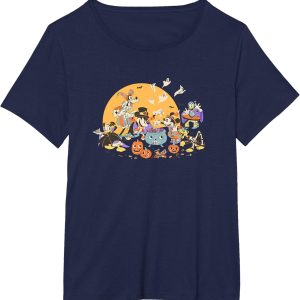 Disney Mickey Pumpkin Cute Ghost Batman and Friends Halloween T Shirt3