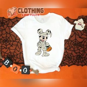 Disney Mummy Mickey And Minnie Halloween Shirt Disney Halloween Matching Trip Tee2