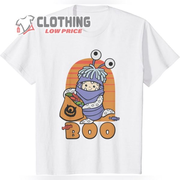 Disney PIXAR Monster INC BOO Pumpkin Snoopy Halloween T-Shirt