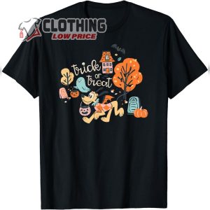 Disney Pluto Trick or Treat Halloween T-Shirt, Dog Pumpkin Batman Halloween Tee