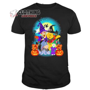 Disney Pooh And Friends Happy Halloween 2023 Merch, Pumpkin Halloween Shirt, Disney Pooh And Friends Halloween 2023 T-Shirt