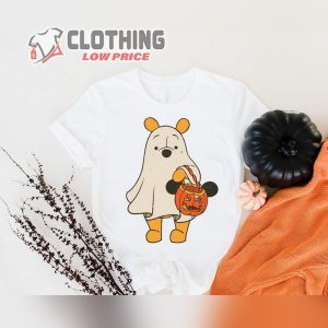 Disney Winnie The Pooh Halloween Shirt, Pooh Bear Spooky Sweatshirt, Disney Halloween Spooky Season Shirt