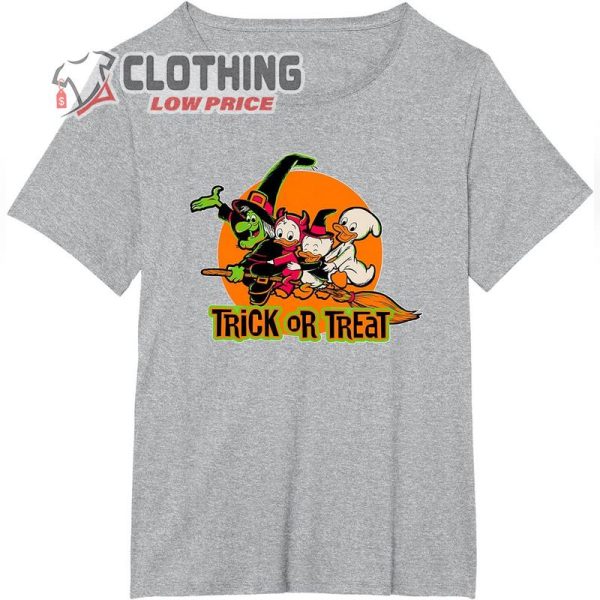 Disney Witch Huey Dewey Louie Trick or Treat Halloween T-Shirt