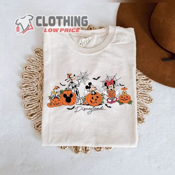Disneyland Spooky Mouse And Friends Shirt, Mickey Boo Scary Pumpkin Spider Halloween Shirt, Pumpkin Mickey Disney Spooky Shirt