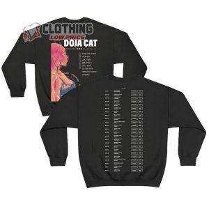 Doja Cat The Scarlet Tour 2023 Sweatshirt Doja Cat 2024 Tour Shirt Doja Cat 2024 Merch Vintage Doja Cat Unisex T Shirt Hoodie