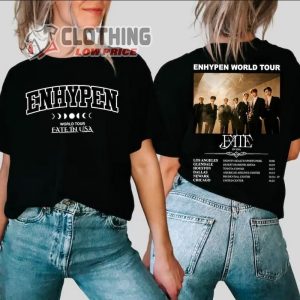 Enhypen Fate World Tour Hoodie, Enhypen World Tour Fate 2023 Shirt, Enhypen Concert 2023 Los Angeles Merch, Dark Blood Enhypen Shirt