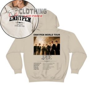 Enhypen Fate World Tour Hoodie, Enhypen World Tour Fate 2023 Shirt, Enhypen Concert 2023 Los Angeles Merch, Dark Blood Enhypen Shirt