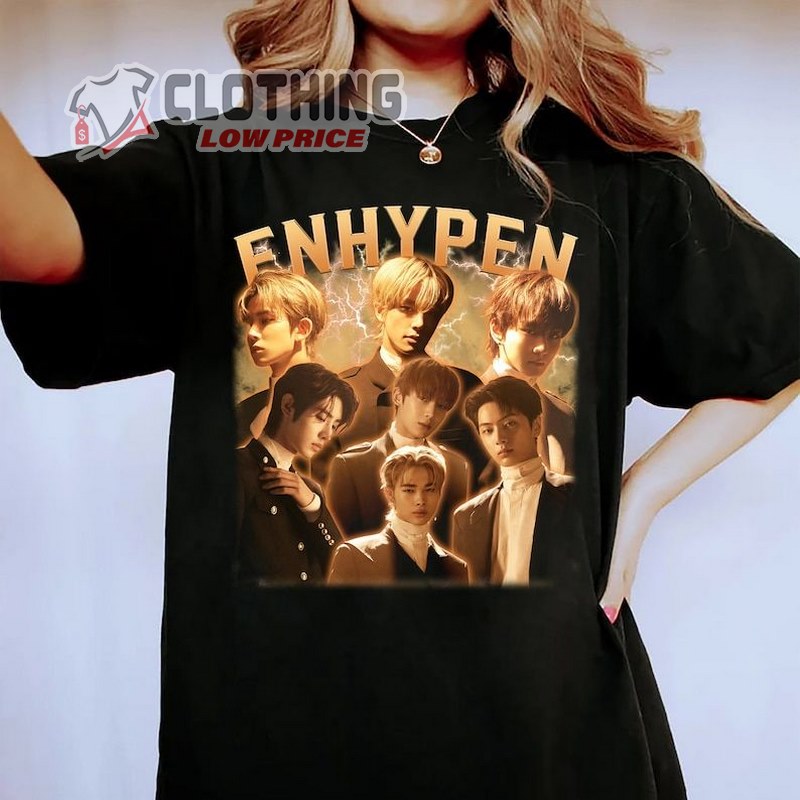 Enhypen Fate World Tour Zip Hoodie, Enhypen World Tour Fate 2023 Shirt ...