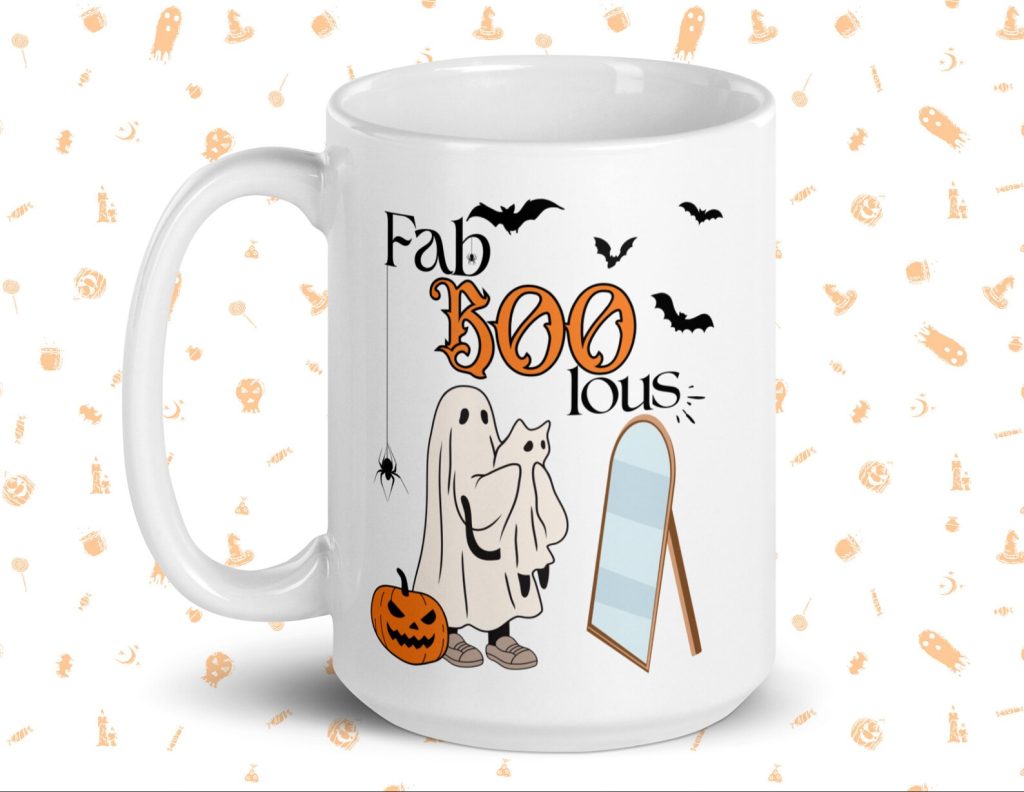 Fab Boo Lous Halloween Mug esty