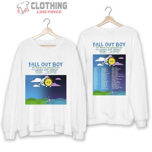 Fall Out Boy Band World Tour 2024 Merch, Fall Out Boy So Much For 2our Dust Shirt, Fall Out Boy 2024 tour with Jimmy Eat World, Hot Mulligan Tee, Fall Out Boy Concert 2024 T-Shirt