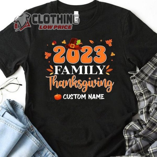 Family Thanksgiving 2023 Shirt, Matching Family Shirts, Thanksgiving Family Tee, Thanksgiving Party Gift, Cute Thanksgiving Gift Ideas Merch