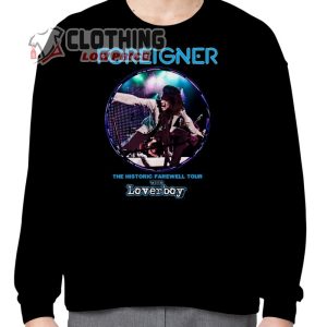 Foreigner The Historic Farewell Tour 2023 With Loverboy T Shirt Foreigner Band Concert 2023 Setlist Hoodie Foreigner Tour 2023 Tickets Merch 3
