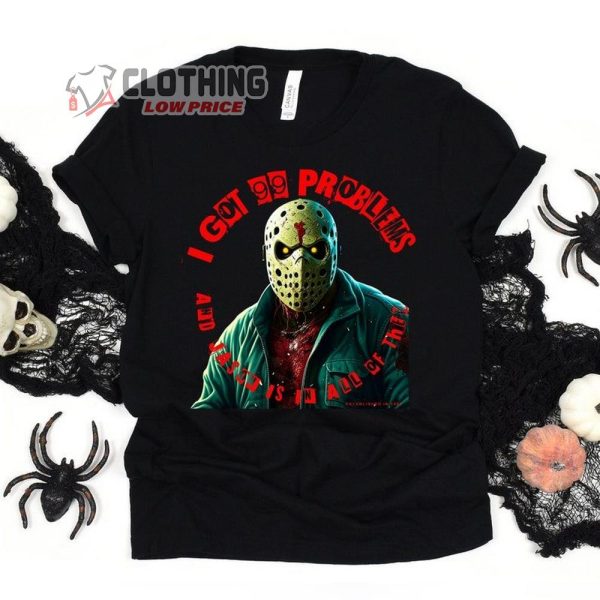Friday The 13Th Halloween Tee Jason Horror Movie Shirt Jason Voorhees Shirt Jason Halloween Tshirt Horror Movie Killers Shirt