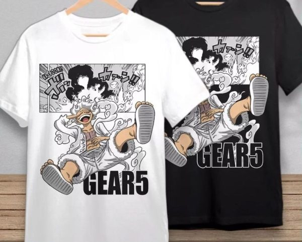 Gear 5 Luffy Shirt, Sun God Luffy Shirt, One Piece Anime T-Shirt, One Piece Luffy Tee, One Piece Merch, One Piece Live Action, One Piece Gift