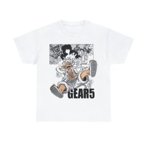 Gear 5 Luffy Shirt Sun God Luffy Shirt 4