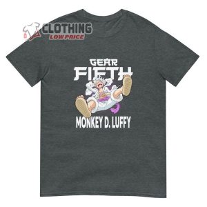 Gear Fifth Monkey DLuffy Shirt Gear 5 One Piece Tee One Piece Luffy Merch Luffy T Shirt One Piece Shirt One Piece The Movie 3