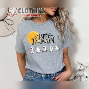 Ghost Halloween Shirt, Ghost Vintage Ghost Halloween Shirt, Witch Batman Moon Cute Ghost Snoopy Shirt