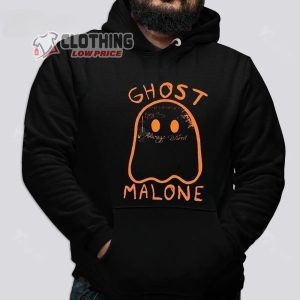 Ghost Malone Halloween 2023 Merch, Post Malone Ghost Malone Halloween shirt, Ghost Malone Happy Halloween 2023 T-Shirt