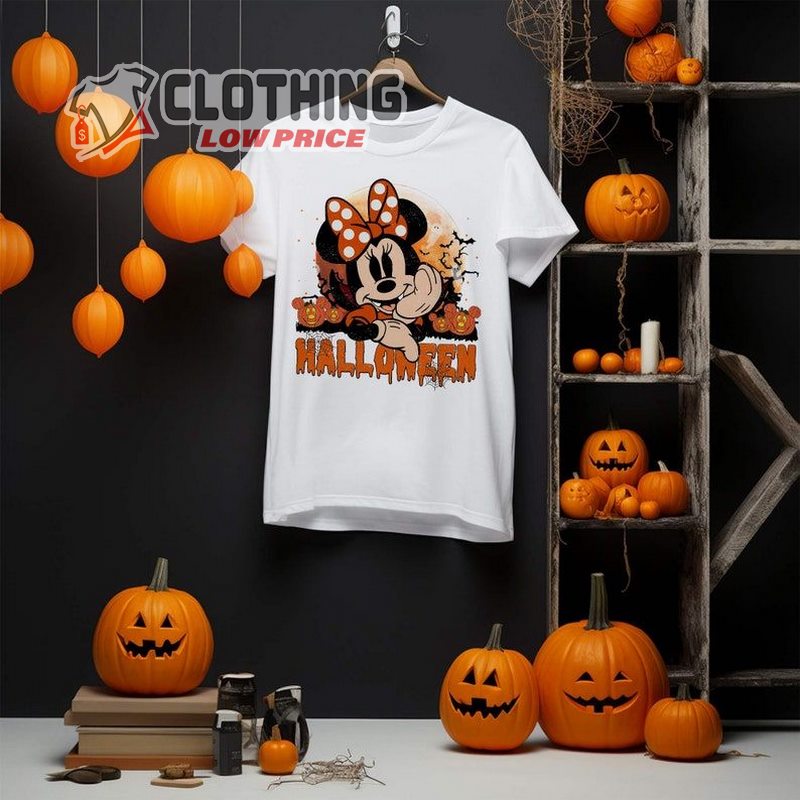Ghost Mickey Minnie Disney Halloween Shirt