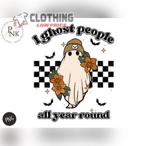 Ghost People Year Round Cool Ghost Halloween Tee Shirt