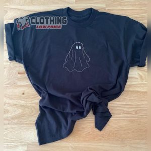 Ghost Spooky Season Halloween T-Shirt, Cute Ghost Shirt, Retro Fall Halloween Shirt
