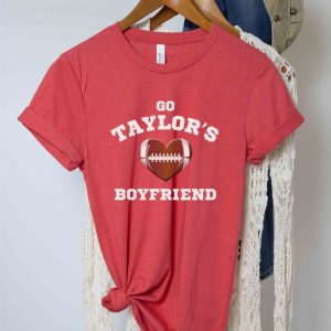 Go Taylors Boyfriend Shirt Taylor Travis Swift Football Shirt Funny Swiftie Kelce Shirt Eras Tour Shirt 1