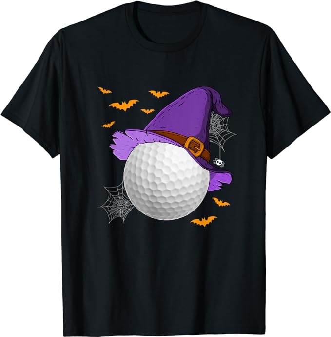 Golf Ball Witch Hat Halloween Costume T Shirt amazon