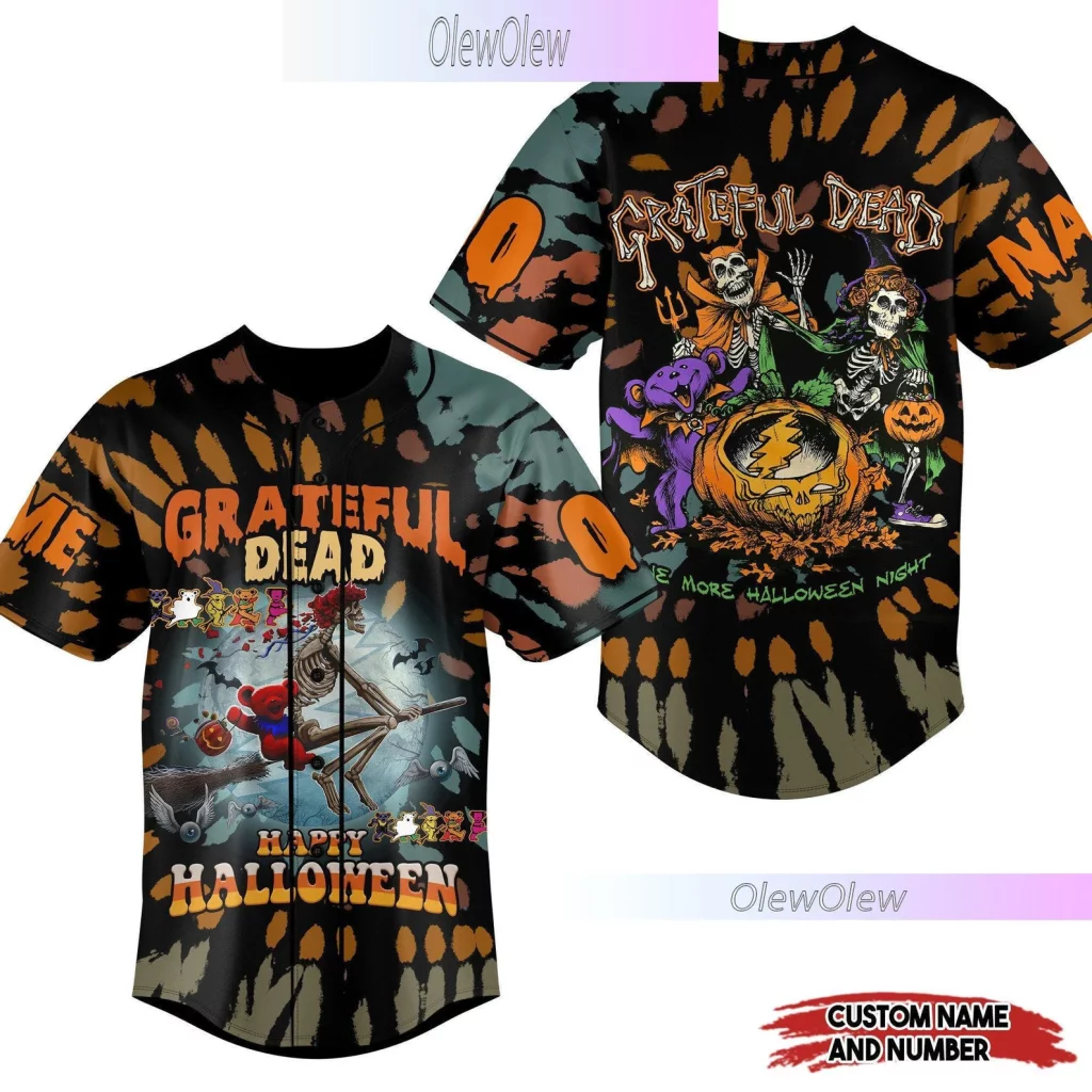 Grateful Dead Baseball Jersey Shirt esty