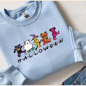 Grateful Dead Halloween Shirt, Halloween Dancing Bears Jerry Garcia Shirt, Classical Rock Vintage Rock Shirt