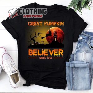 Great Pumpkin Believer Halloween Witch T-Shirt, Dachshund Dog Halloween Shirt, Pumpkin Halloween Great Pumpkin Shirt